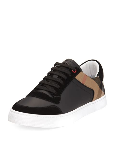 black with gold sneakers burberry